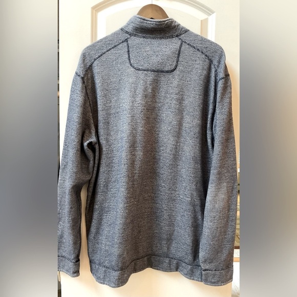 Tommy Bahama Reversible Half Zip Pullover - Picture 4 of 7